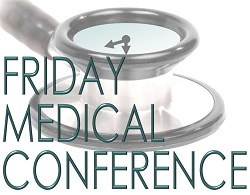 Friday Medical Conference logo with stethoscope