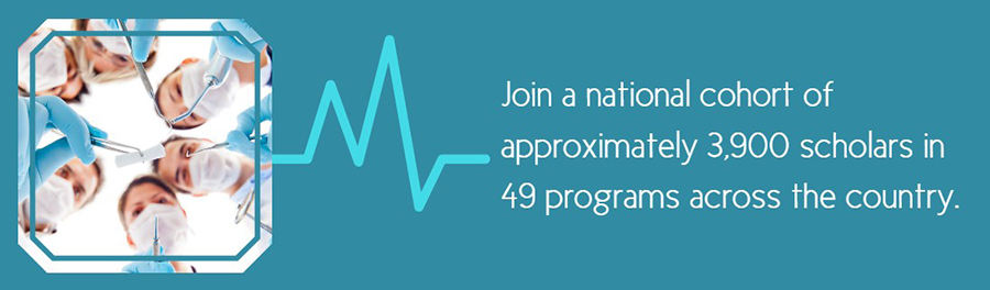 join a national cohort of approximently 3,900 scholars in 49 programs across the country
